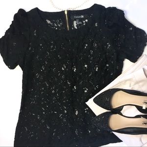 Forever 21 Lace Top